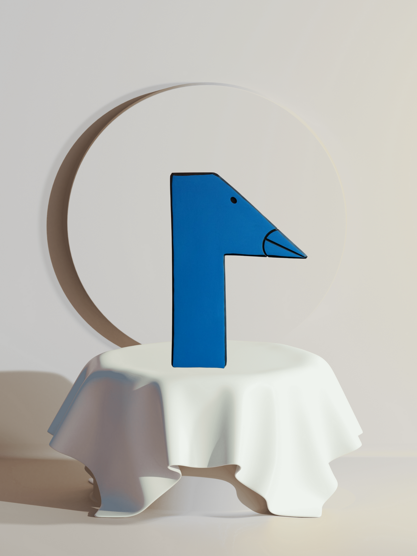 Pete Wrights Blue Sculpture