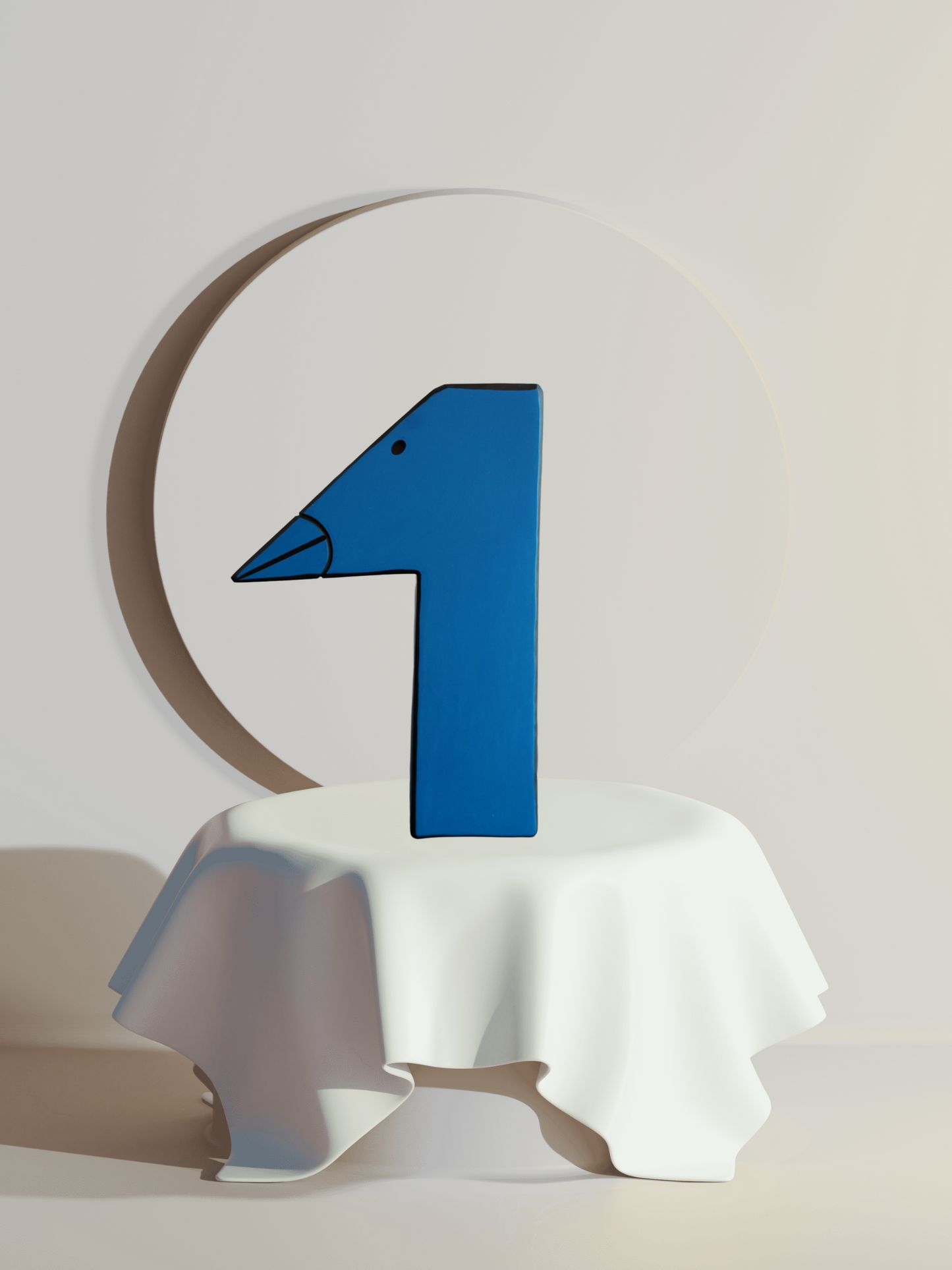 Pete Wrights Blue Sculpture