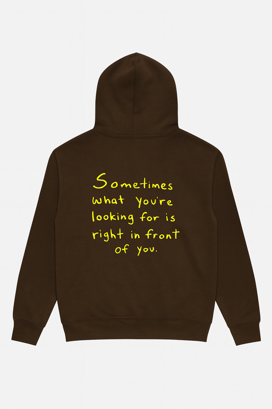 ALIGNMENT BROWN HOODIE