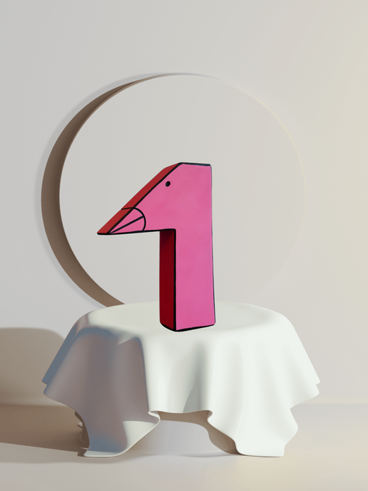 Pete Wrights Pink Sculpture